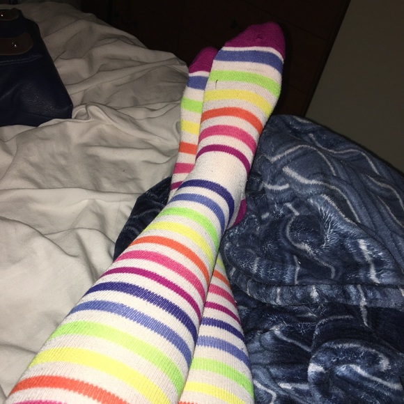 Rainbow Knee Socks - Picture 1 of 1